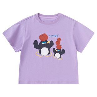 嘟嘟家男童短袖夏季纯棉儿童T恤宝宝半袖t女童上衣童装夏装新款类