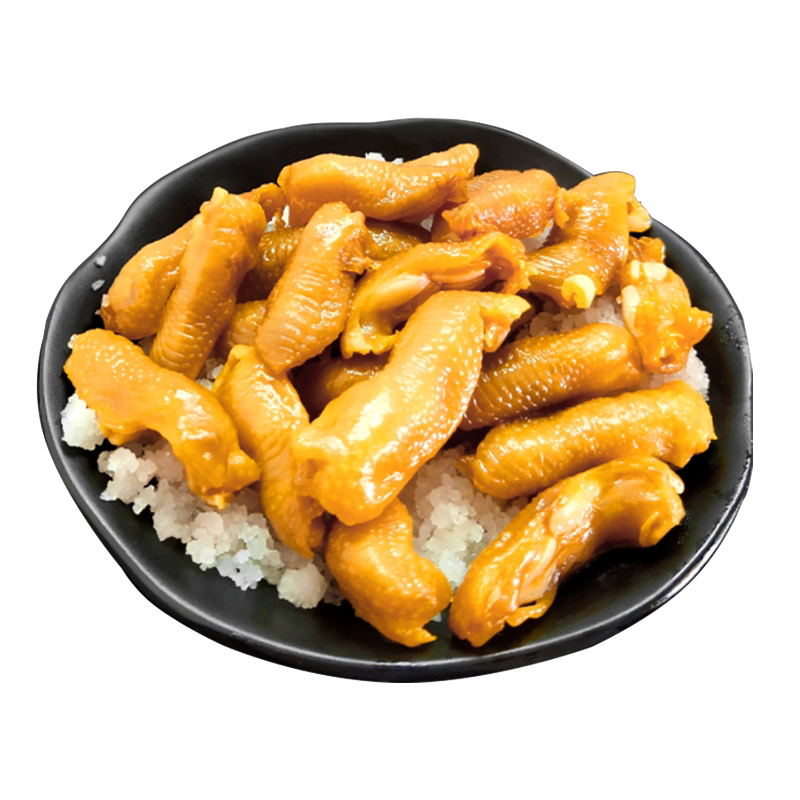 卤味香辣鸡爪趣享派小吃下酒菜
