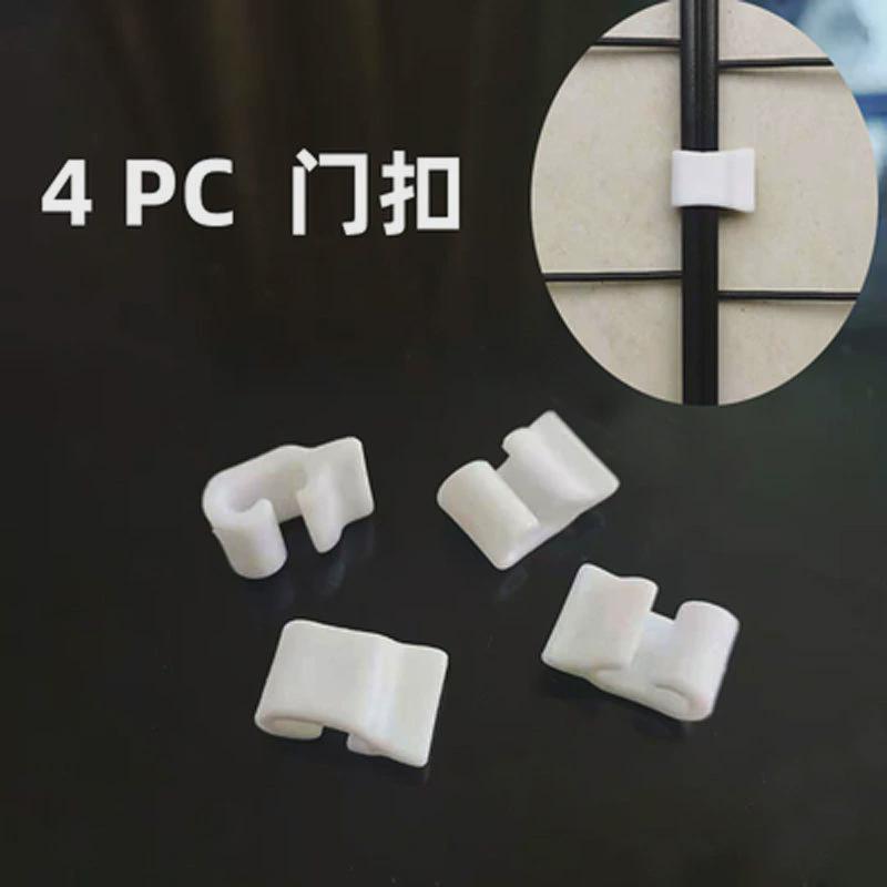 猫笼子卡扣狗笼固定器猫笼门扣锁扣兔子围栏零件宠物笼加固配件