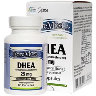 美国原装进口福士得dhea山药提取物胶囊