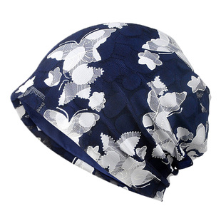 化疗帽子女薄款睡帽病人妈妈夏天透气化疗后女士光头帽秋冬专用帽