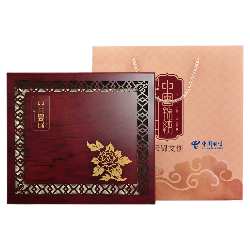礼盒装云锦围巾披肩送老外伴手礼