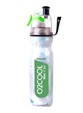 美国o2cool运动喷雾水杯学生