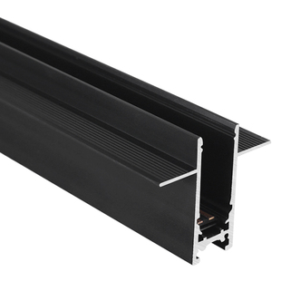 15mm极窄磁吸轨道灯暗装嵌入无主灯客厅家用无边框预埋led线条灯