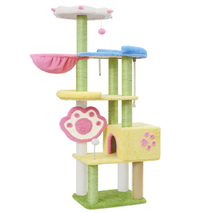 新款猫爬架猫抓板猫窝猫树一体小户型不占地猫爬架家用喵拳出击
