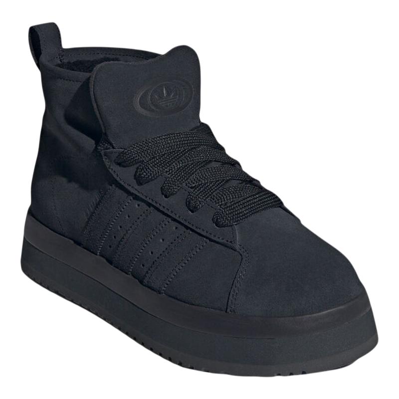 adidas阿迪达斯三叶草男女CAMPUS保暖面包短靴厚底雪地靴JR3737