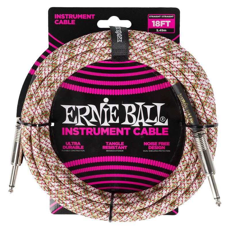ErnieBall编织款电吉他连接线