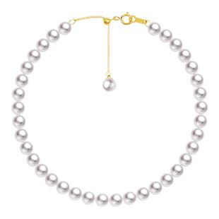 BEAUFINA百分娜极光淡水珍珠手链baby珠18K金小米珠手饰女