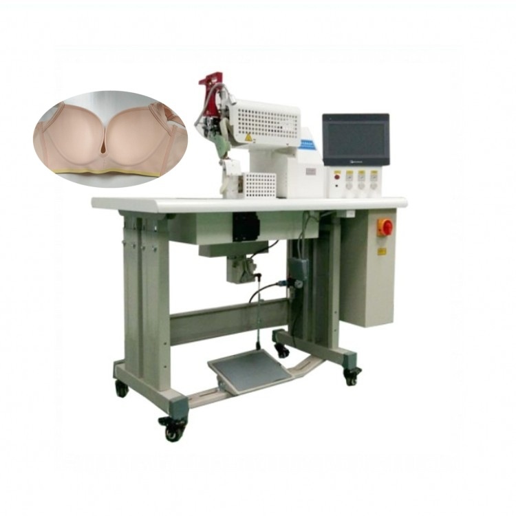 吉亚无缝文胸O型包边机U型包边设备 无痕运动鞋拼接粘合设备