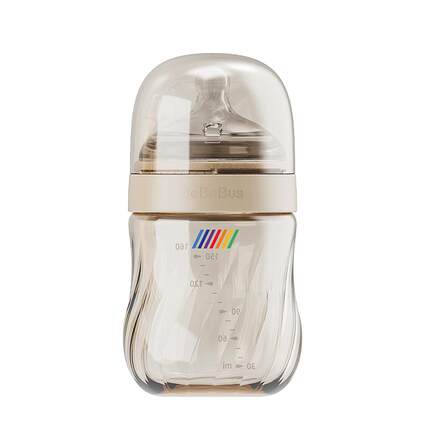BeBeBus钻光奶瓶ppsu新生宝宝婴儿歪头防胀气呛奶0-3-6个月以上用