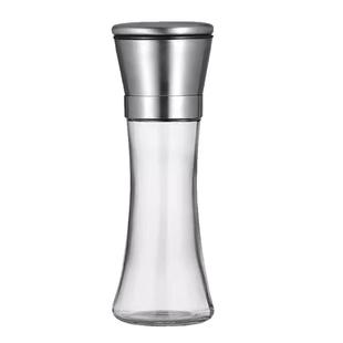 惠居雅304不锈钢研磨器黑白胡椒粒花椒粉胡椒粉瓶海盐研磨器手动