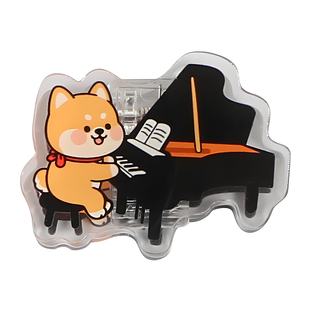 柴犬乐器钢琴书乐谱夹子迷你古筝琴谱夹吉他中阮小提琴音乐曲谱夹