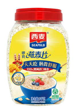 燕麦片1000g即食桶装旗舰店官方