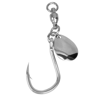 海钓铁板钩升级噪音亮片单钩培林轴承转环BKK8062五倍加强巨物钩