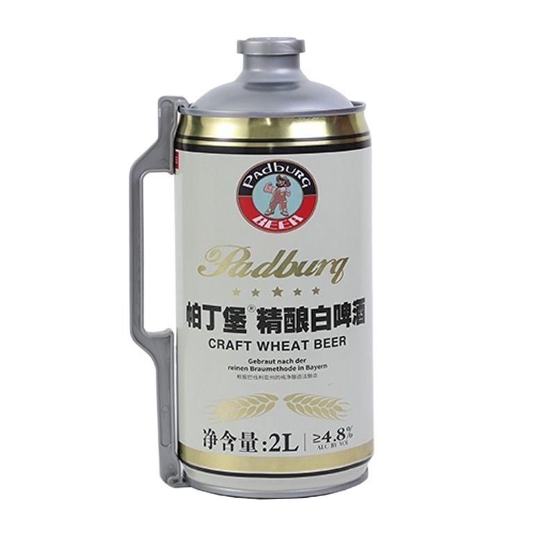 欧洲杯12度德式精酿原浆白啤酒整箱大桶装全麦纯小麦发酵1升2升