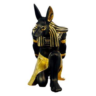 创意埃及阿努比斯红酒架摆件猫神贝斯特酒柜酒吧装饰品狮身人面像