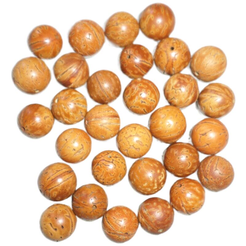 野生脑纹龙纹桃核胡按佛念珠正圆
