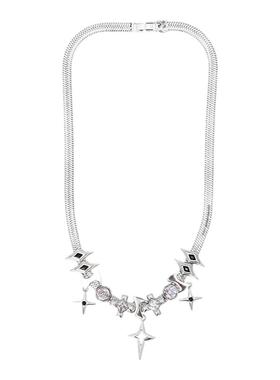 分裂生长哥特废土项链冷淡风星芒男锁骨DIY吊坠原创未来先锋配饰