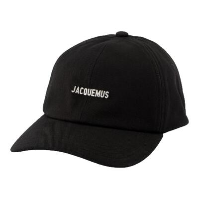 Jacquemus La Casquette Gadjo 鸭舌帽- 棉 黑色