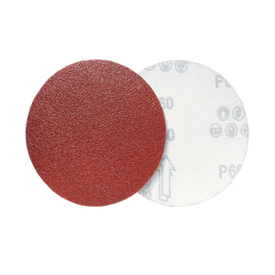 植绒砂纸5寸4寸圆形自粘打磨片金属木工干磨砂纸腻子打磨抛光砂纸