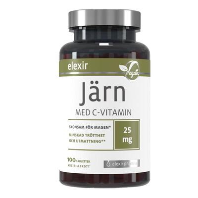 【临期】瑞典Elexir甘氨酸螯合铁专利活性铁剂贫血孕妇补气血