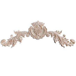 东阳木雕 角花 欧式贴花 家具配件 木花 木门花 精雕花实木贴装饰