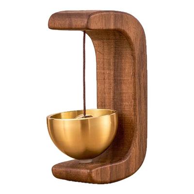 木质风铃吸门式入户进门提醒挂件