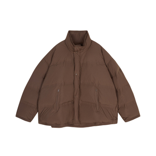 JNBY/江南布衣秋冬羽绒服女宽松休闲简约加厚立领外套5O0C11940