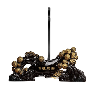 装饰盘子支架托架瓷盘展示盘架子摆件工艺品白茶饼架摆台圆盘底座