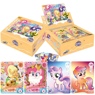 卡游小马宝莉卡片趣影包6第六弹一整盒装两元包黑背CR周边卡牌2丽