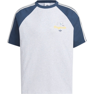 adidas阿迪达斯三叶草男子U RAGLAN运动休闲短袖T恤KG6685