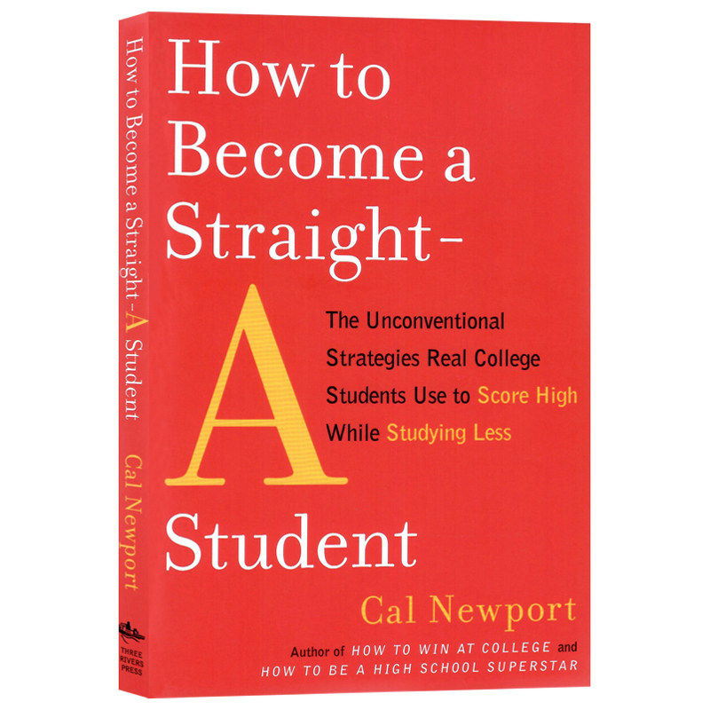 如何成为一个全优学生 尖子生英文原版 How to Become a Straight A Student 自我提升励志有效学习的高手学习经典指南正版平装版