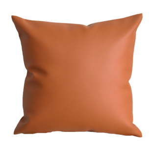 轻奢软牛皮抱枕腰枕客厅沙发科技布靠垫 样板间荔枝纹仿真皮靠枕