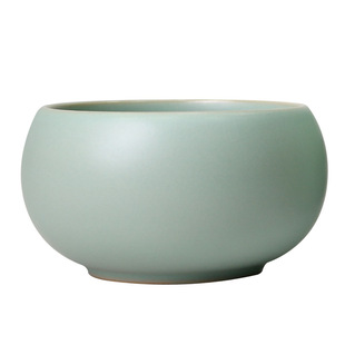 天青汝窑主人杯｜四大神兽汝瓷罗汉杯小茶杯复古陶瓷功夫茶具单杯