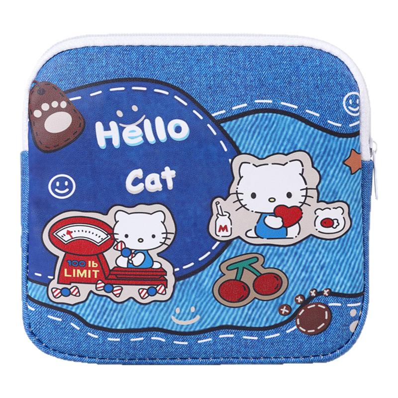 卡通猫咪卫生巾收纳包