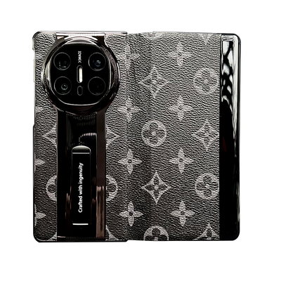 适用华为MateX6全包手机壳x5典藏版翻盖智能视窗真皮皮套折叠屏x3新款保护套潮流时尚带支架男女款小香风外壳