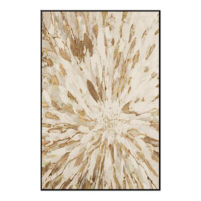 中古风客厅样板间装饰画玄关过道轻奢晶瓷画民宿酒店餐厅软装挂画