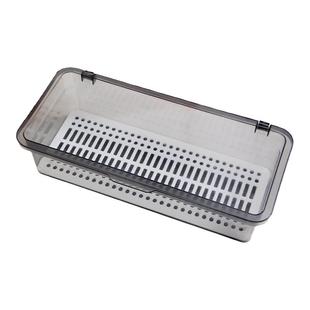 筷子盒带盖防尘沥水家用厨房置物架塑料放筷勺子刀叉餐具收纳盒