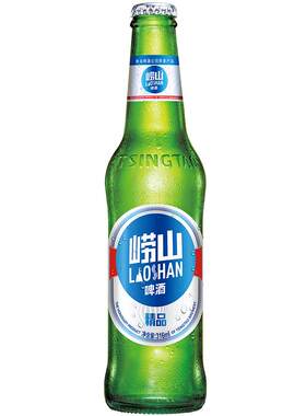 青岛崂山精品啤酒316ml*24瓶*2箱