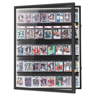 PTCG高透防尘带灯卡砖框PSA评级卡专用挂墙展示盒BGS评级卡展示框