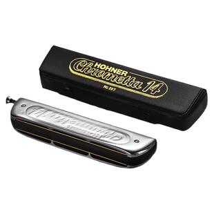 德国和来HOHNER 257带吹嘴半音阶口琴14孔C调和莱255新手成人初学