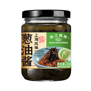 珠江桥牌上海风味葱油酱220g老上海葱油拌面专用酱汁葱油馄饨炸酱