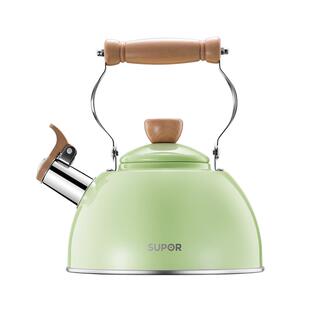 苏泊尔烧水壶家用304不锈钢大容量磁炉通用加厚鸣笛热开水壶