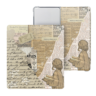 适用文石Leaf5保护套Leaf5c保护壳折叠支架磁吸分体透明壳全包可拆卸翻盖智能休眠唤醒7英寸2025款预言家日报