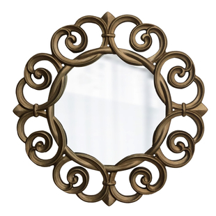 新古典客厅挂镜KTV走廊玄关装饰镜壁炉镜酒店餐边背景墙壁饰镜子