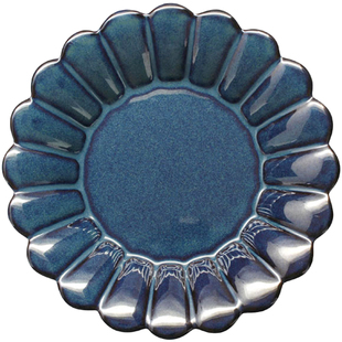 日本IZAWA井泽陶器 复古宫廷风椭圆早餐盘 西餐盘 甜点盘 美浓烧