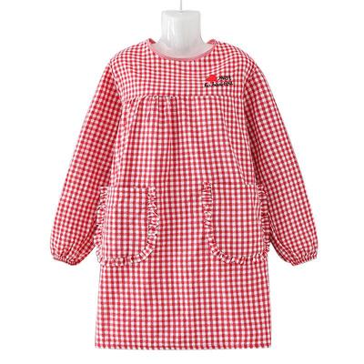 纯棉长袖罩衣时尚围裙