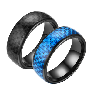 智能戒指ICID门禁卡多功能 CUID芯片氧化锆碳钎维投影男潮NFC指环