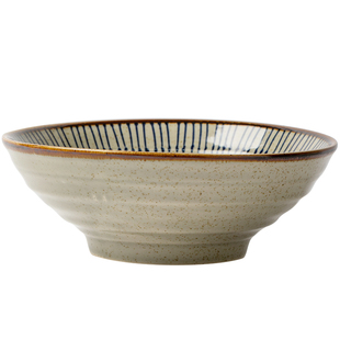 日式陶瓷吃面的碗家用面馆专用拉面碗面条碗斗笠碗大号拌面碗汤碗