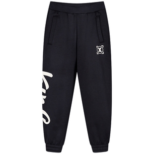 【商场同款】特步童装男童秋冬款加绒运动裤儿童街舞潮流舒适裤子